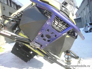 Передний бампер усиленный на Ski-Doo Summit (толстостенная труба АМГ5) артикул STSПБс019
